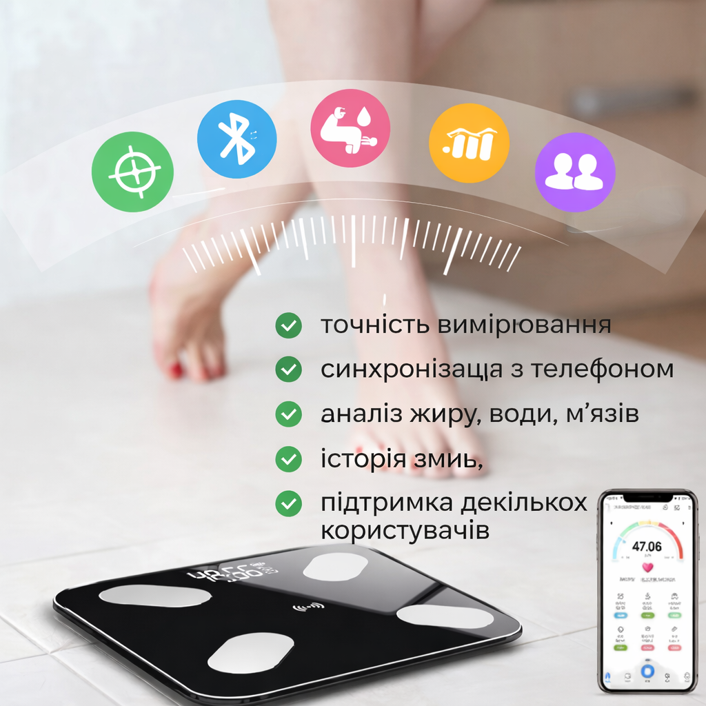 Переваги розумних ваг